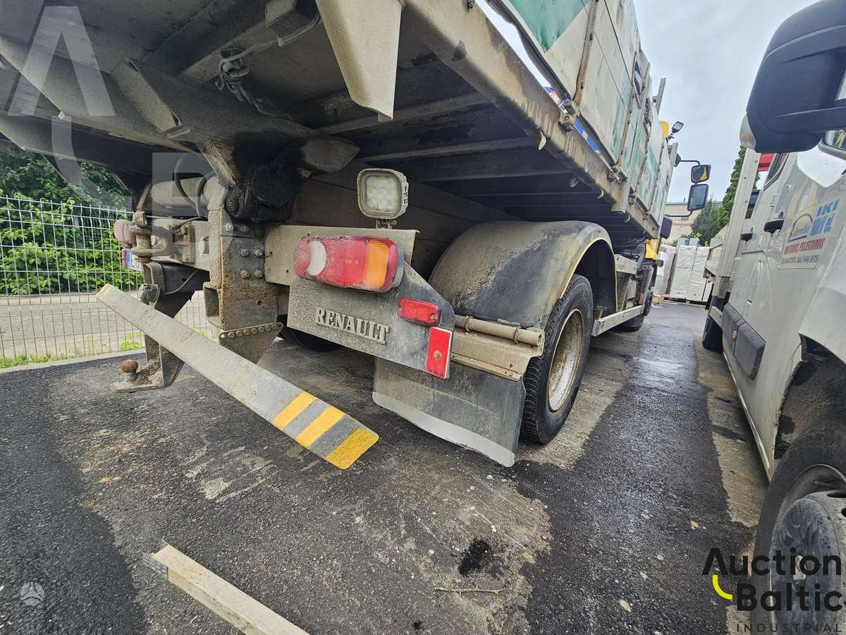 Renault Midlum, самосвалы с краном