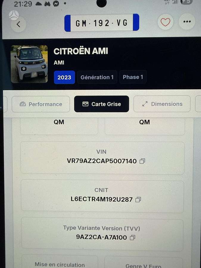 Citroen Ami, Хэтчбек