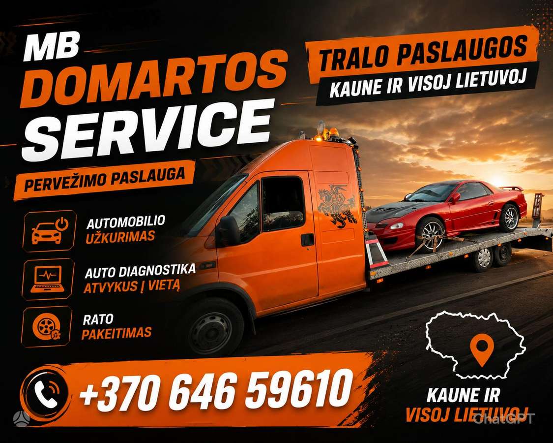 Tralas Evakuatorius Tech Pagalba Kelyje 247