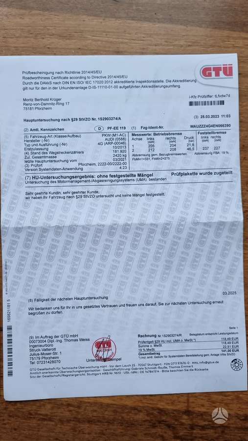 Audi A6, 3.0 l., Универсал
