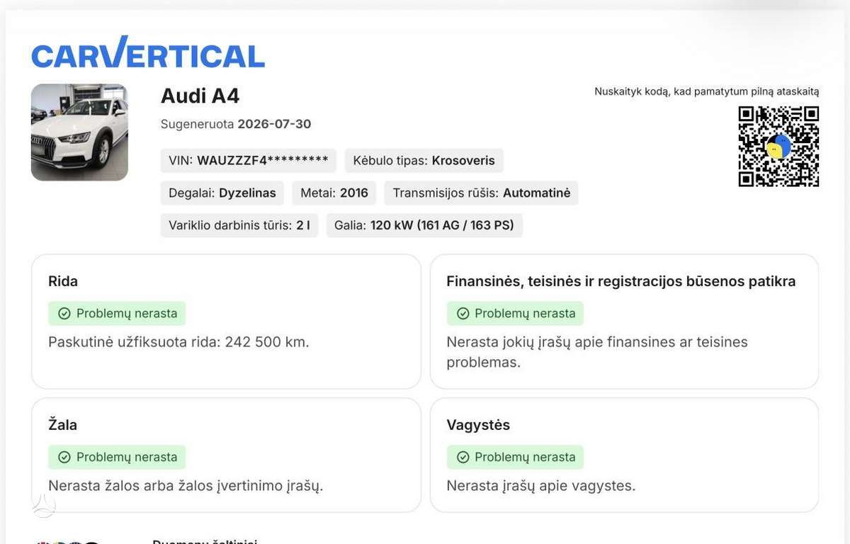 Audi A4, 2.0 l., Универсал