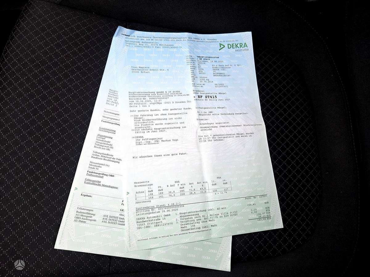 Skoda Superb, 2.0 l., Универсал