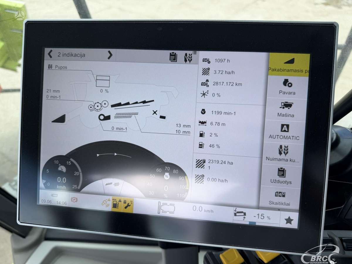 Claas Trion 650, kombainai
