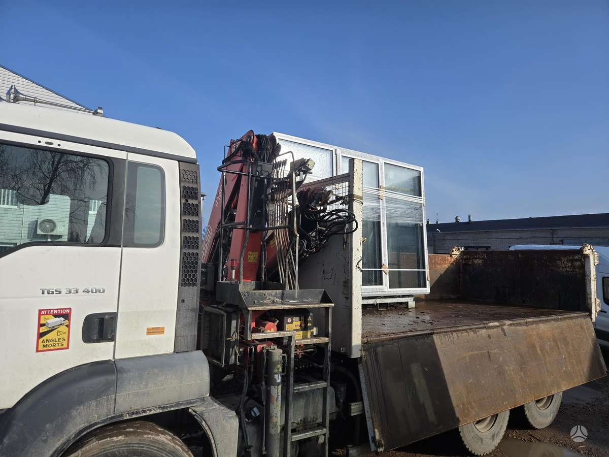 MAN 400, самосвалы с краном