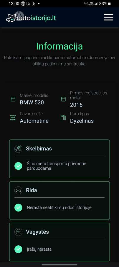 BMW 520, 2.0 l., universalas