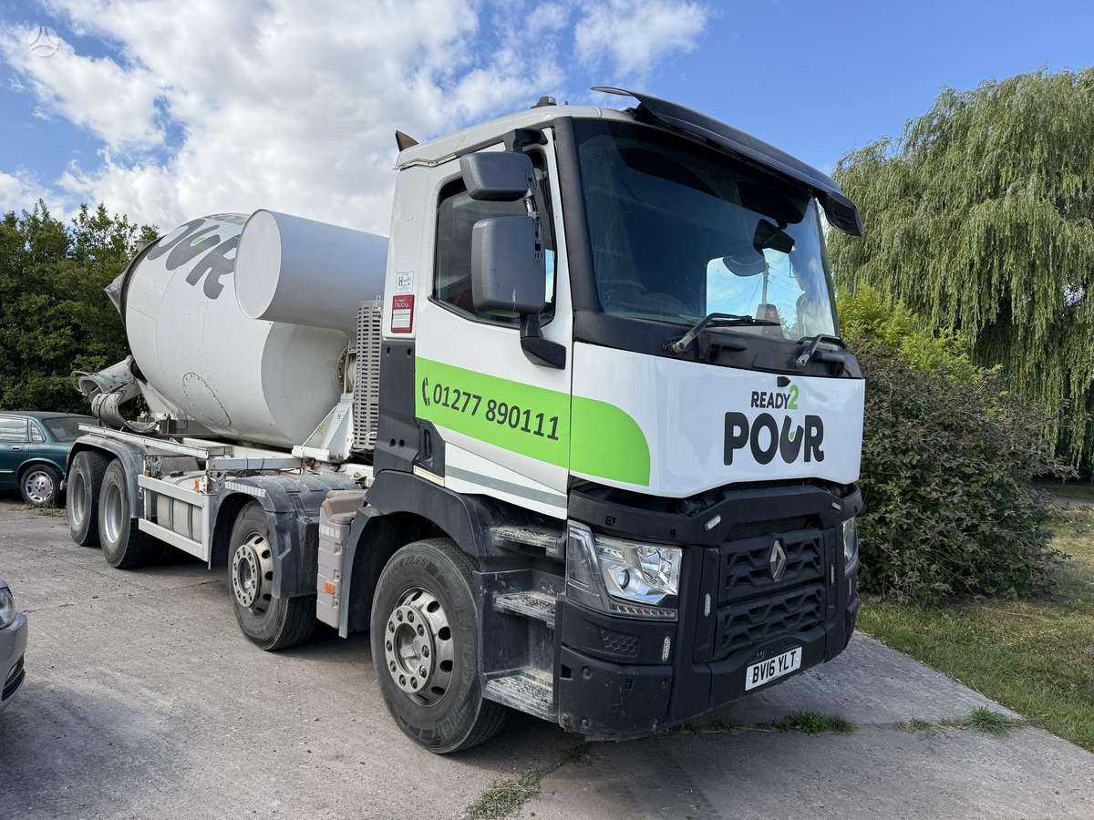 Renault 380, concrete mixer trucks