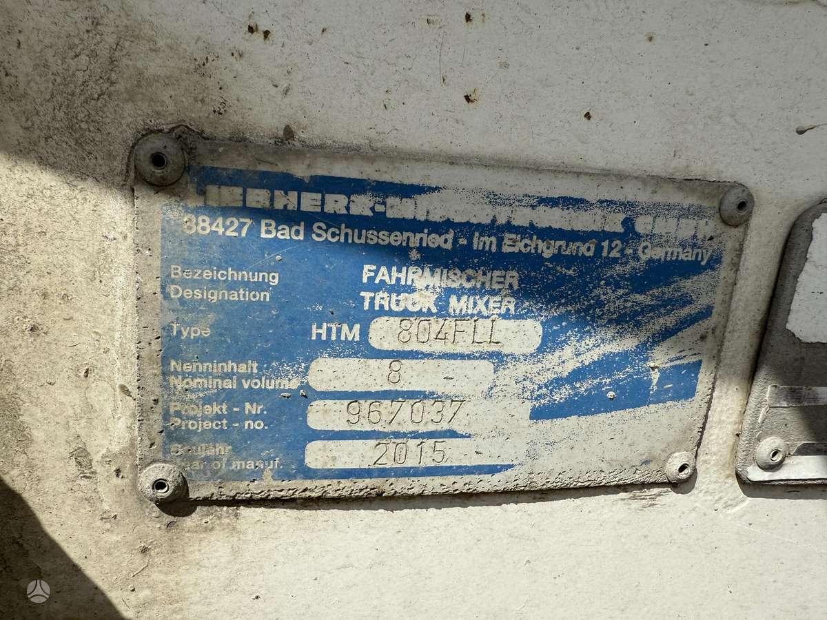Renault 380, concrete mixer trucks