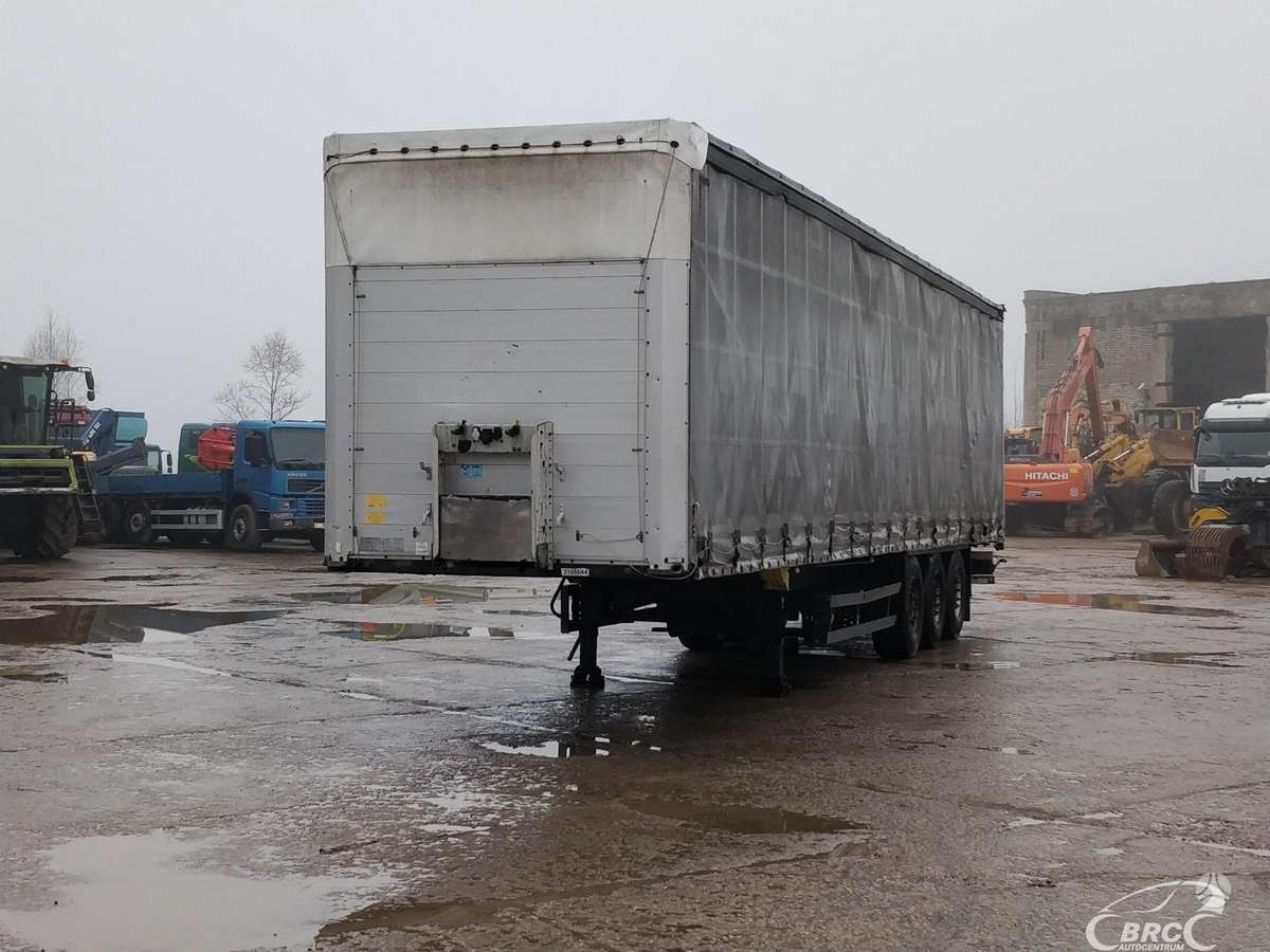 Schmitz SCS 24, dropside with tarpaulin