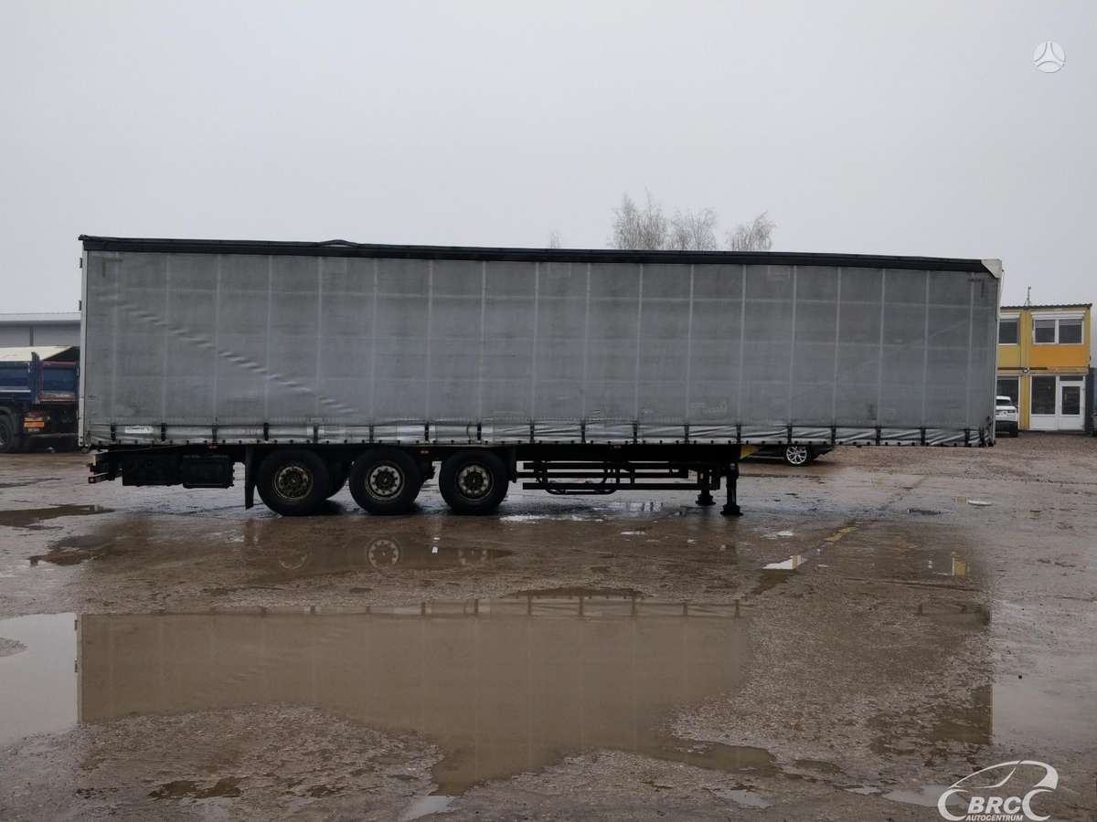 Schmitz SCS 24, dropside with tarpaulin
