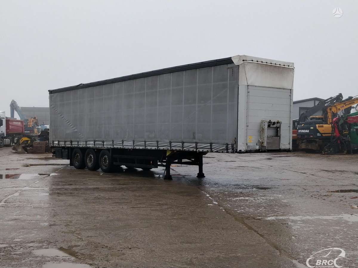 Schmitz SCS 24, dropside with tarpaulin