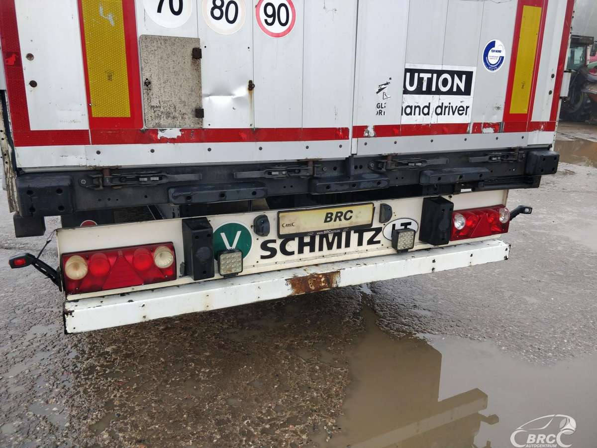 Schmitz SCS 24, dropside with tarpaulin