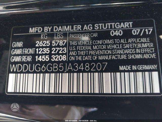 Mercedes-Benz S450, Седан