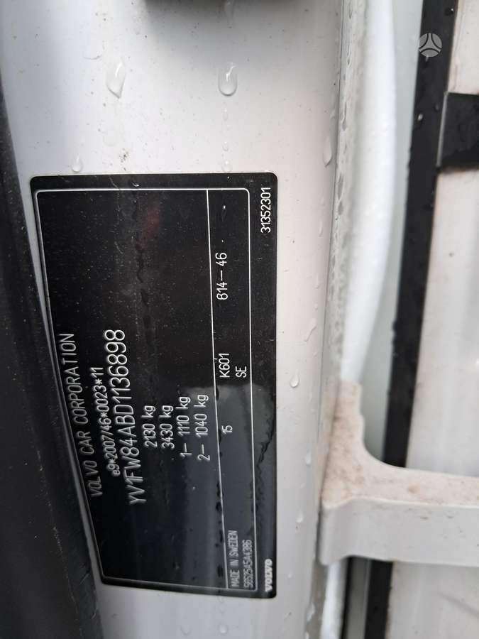 Volvo V60 Viskas veikia dalimis