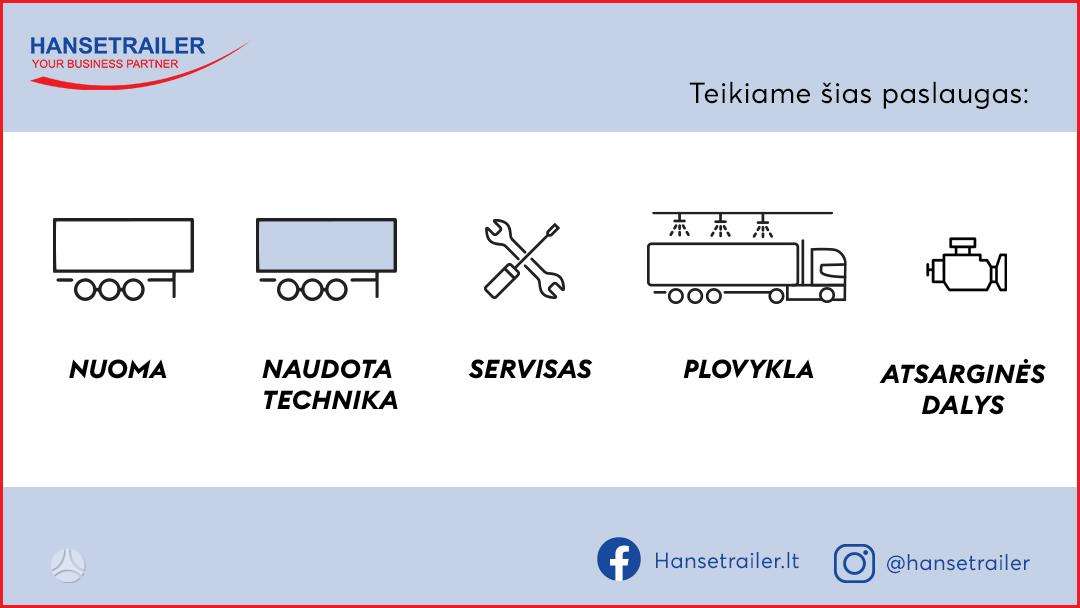 Krone SDP 27, užuolaidinės / tentinės