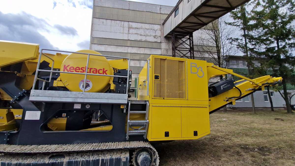 Keestrack B3h žiauninis trupintuvas, камнедробилки