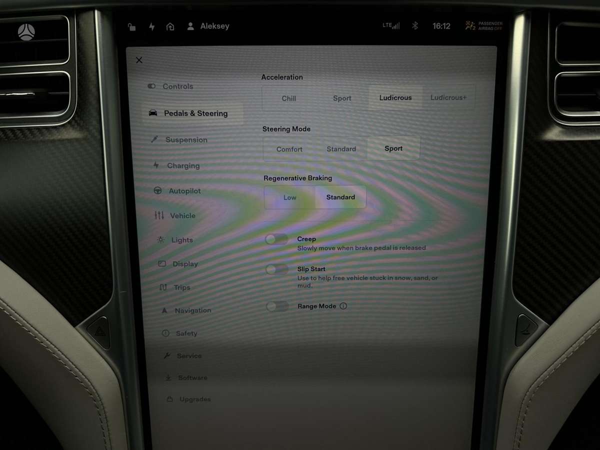 Tesla Model S, 90 kWh, hatchback