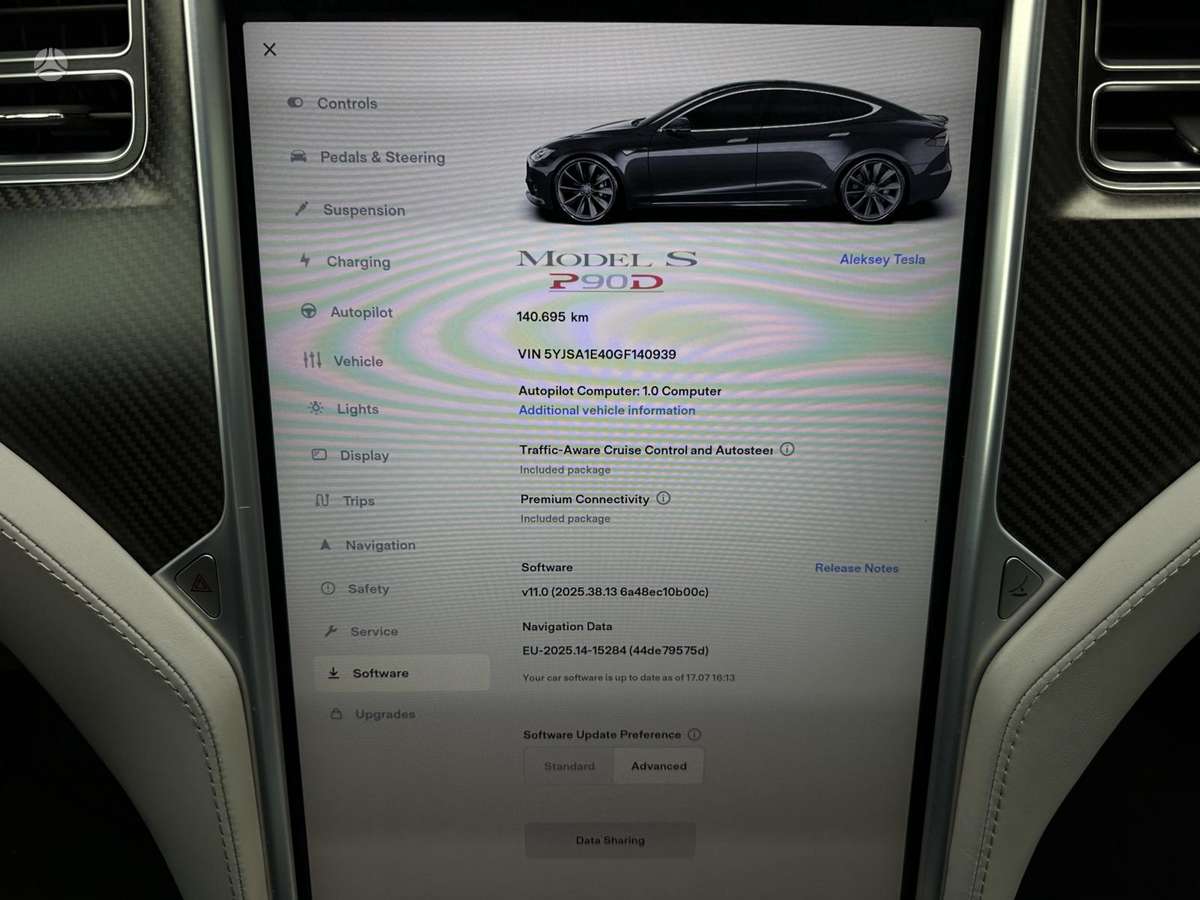 Tesla Model S, 90 kWh, hatchback