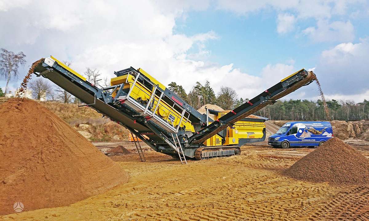 Keestrack C4 dviejų lygių sijotuvas, screening