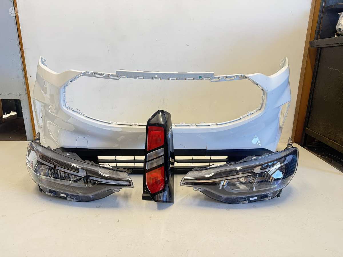 Ford Transit Custom bumpers, lights, front grill