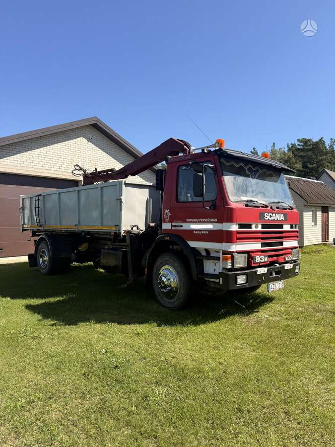 Scania 93 ML, dumpers with crane