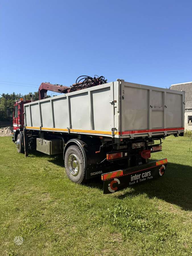 Scania 93 ML, dumpers with crane