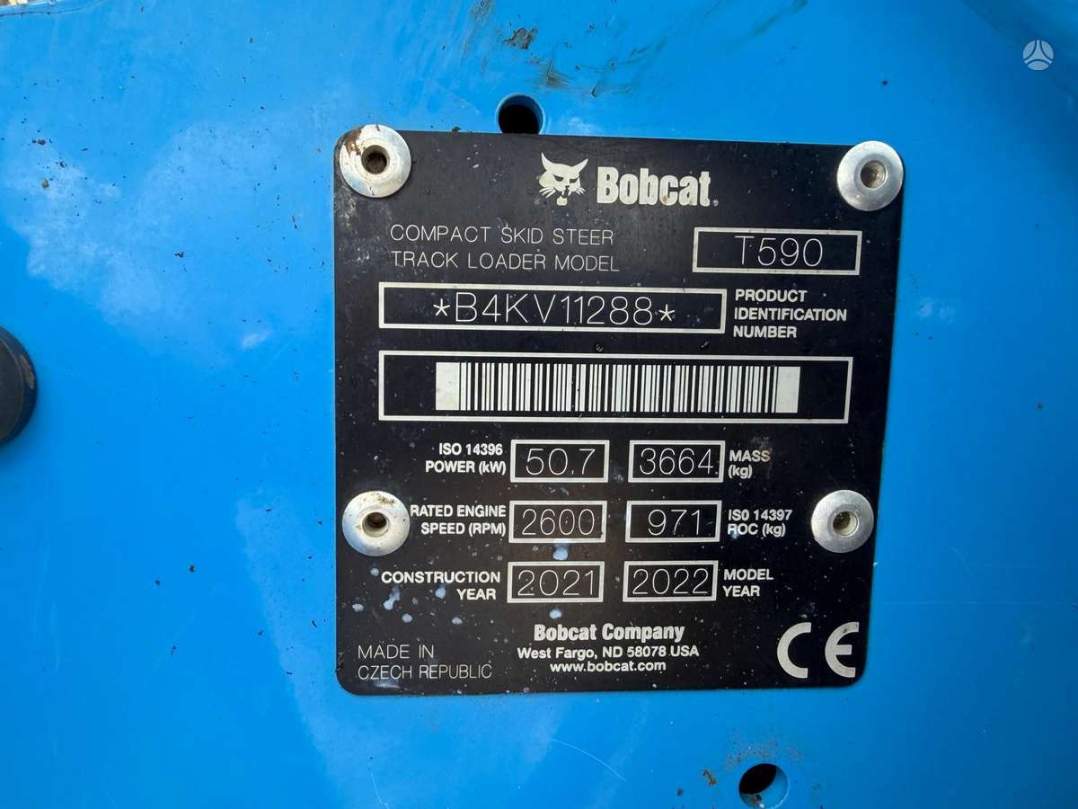 Bobcat T590, mini loaders