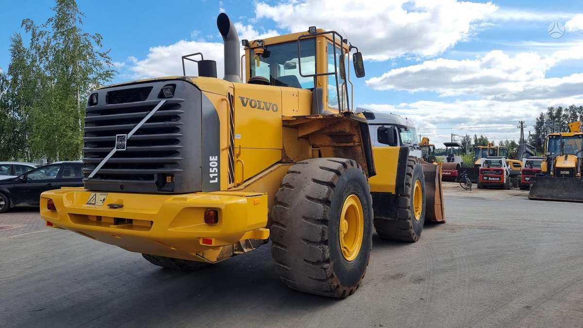 Volvo L150 E, frontaliniai krautuvai