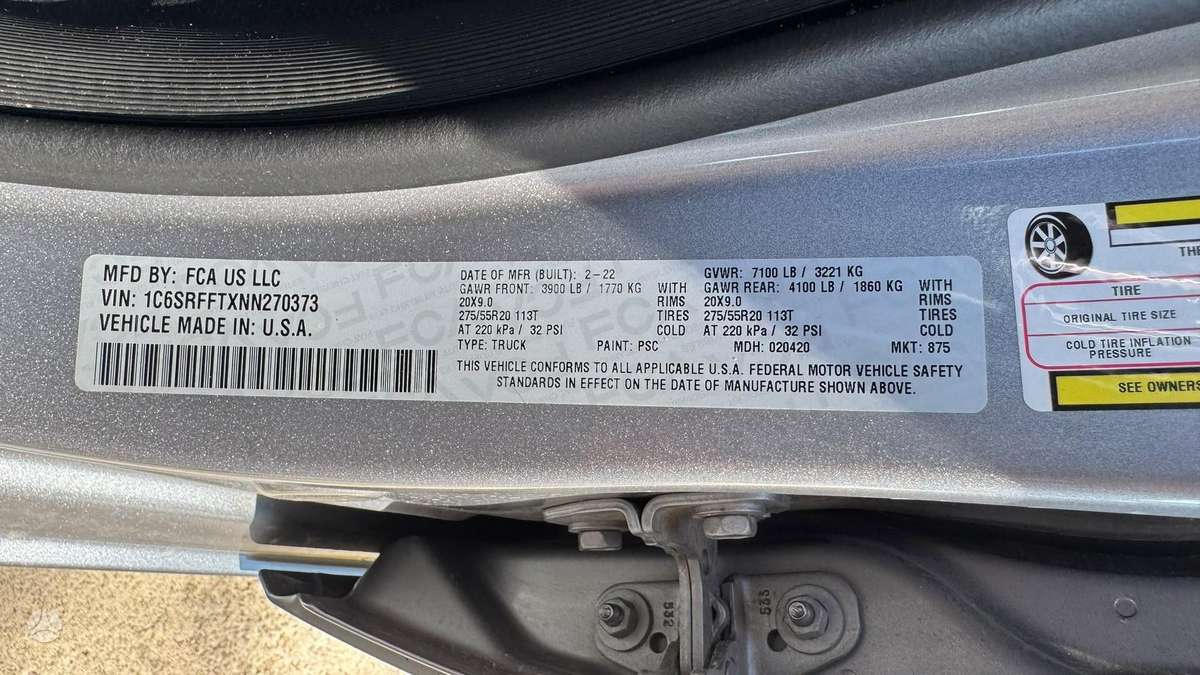 Dodge Ram, 5.7 l., Пикап