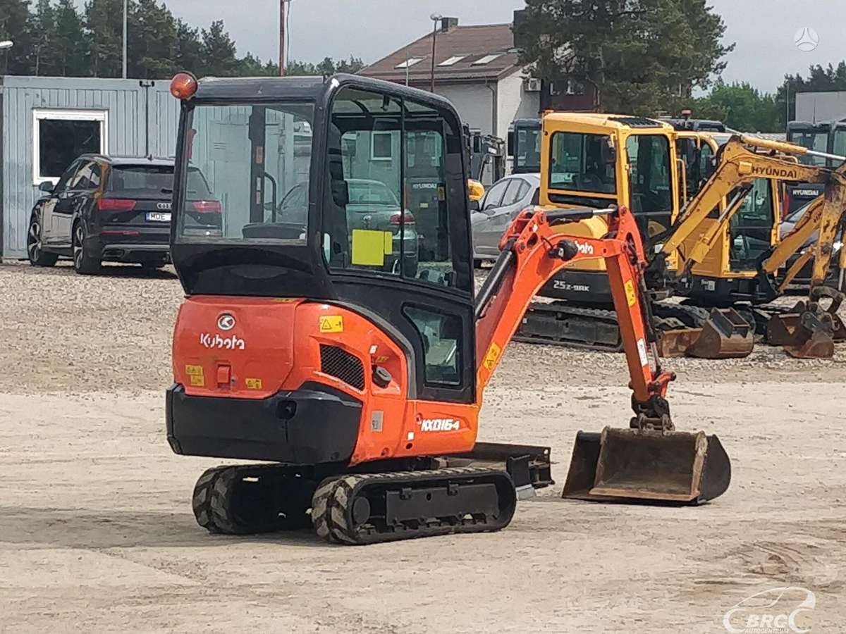 Kubota KX16-4, mini ekskavatoriai