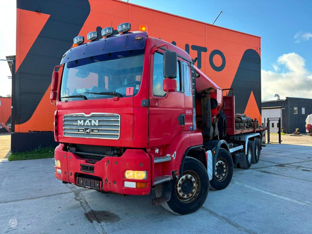 MAN TGA 35.380 8x4, с краном