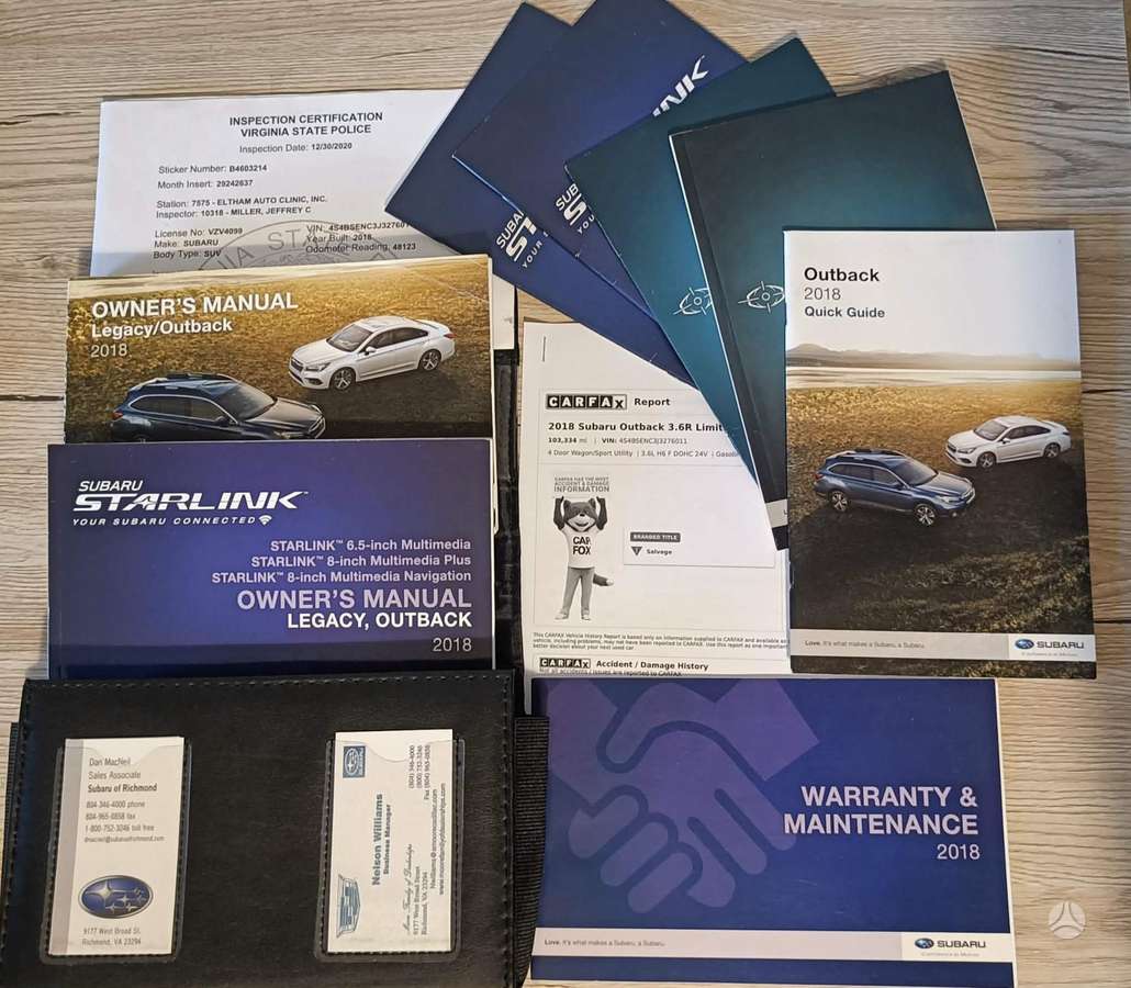 Subaru Outback, 3.6 l., Универсал