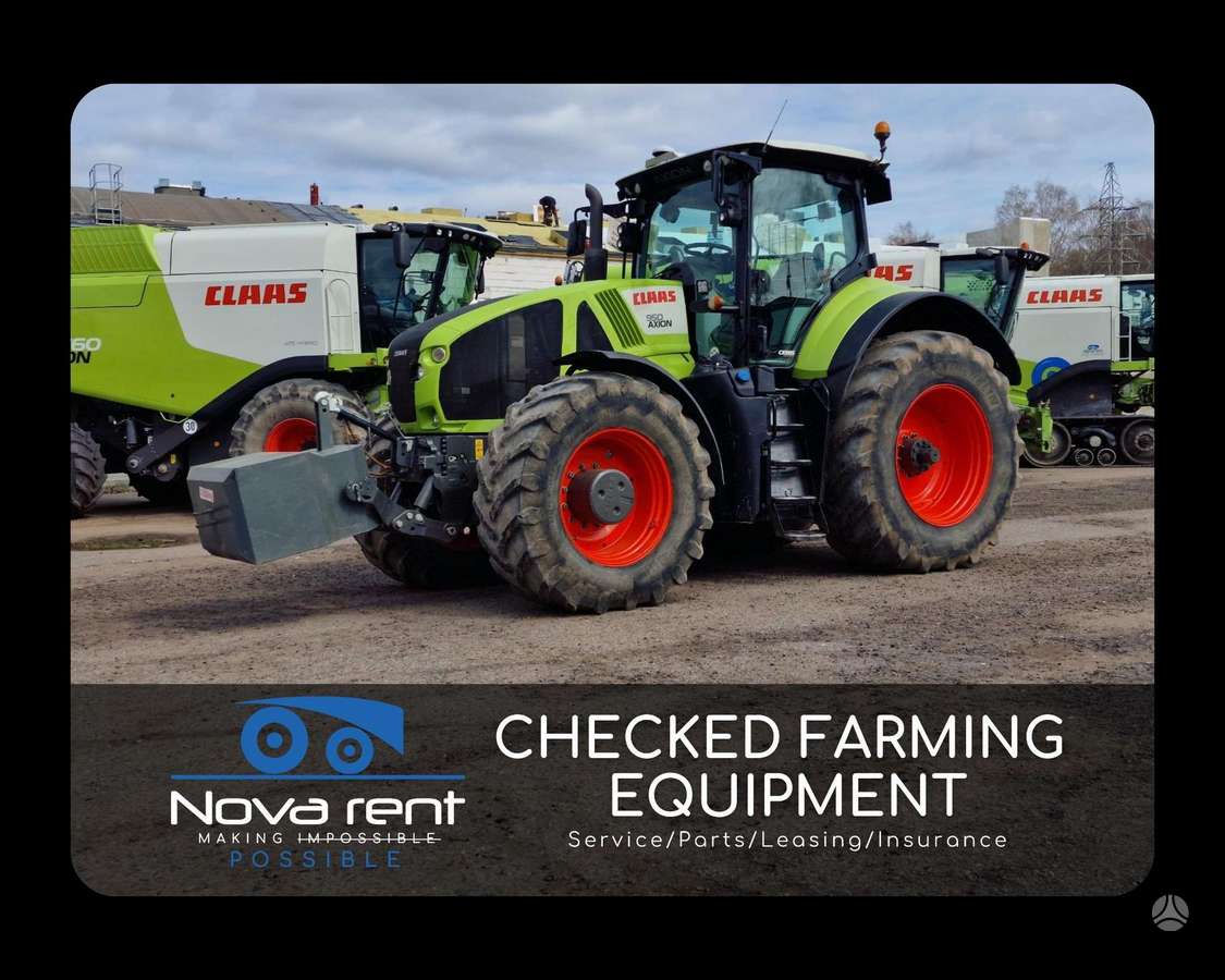 Claas Axion 950, traktoriai