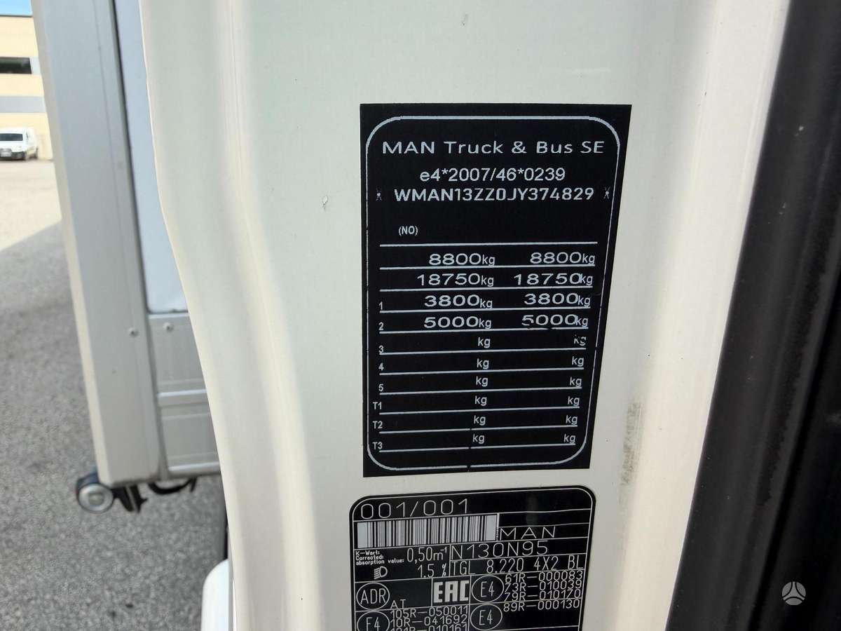 MAN TGL 8.220, refrigerated trucks