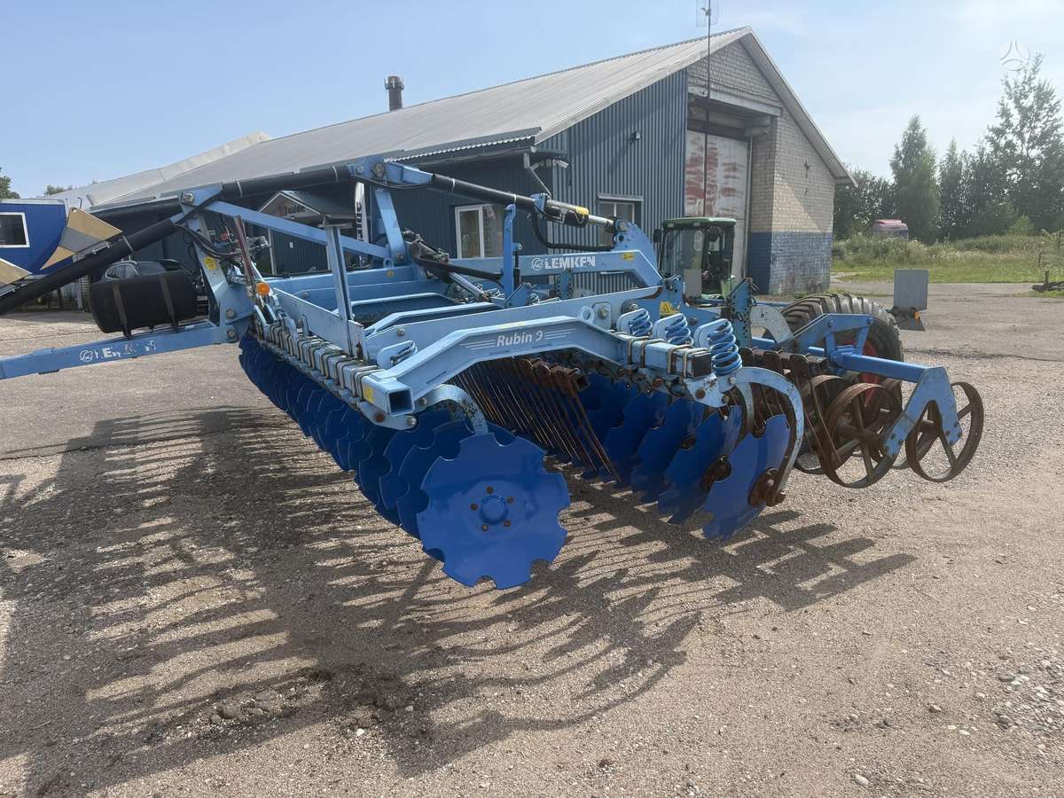 Lemken Rubin 9/600, scrapers, scrubbers
