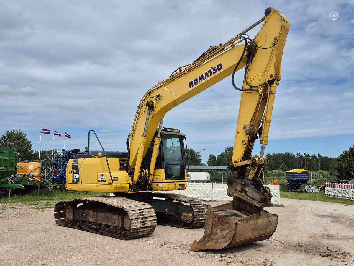 Komatsu PC190LC-8, ekskavatoriai