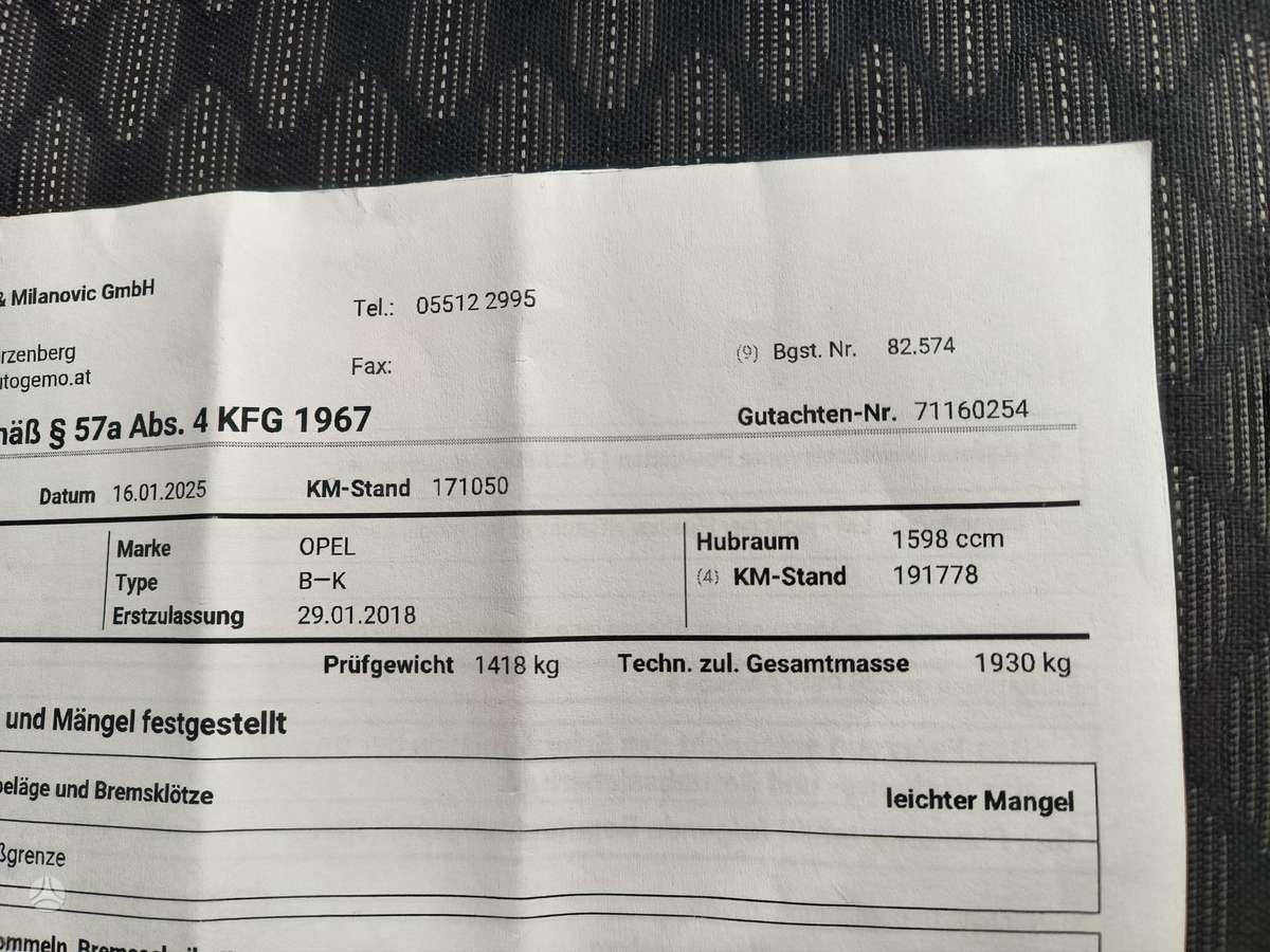 Opel Astra, 1.6 l., Универсал
