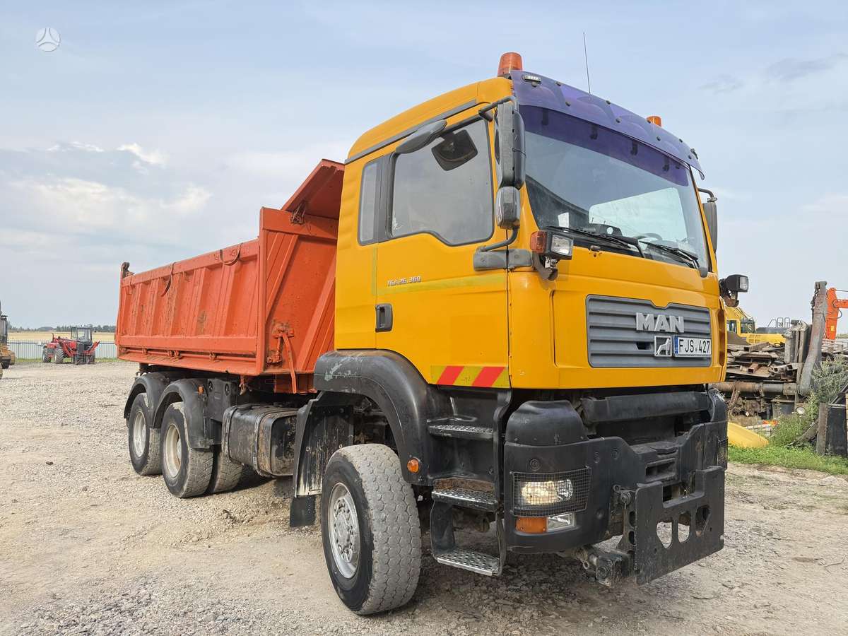 MAN TGA 26.360 6x6, самосвалы