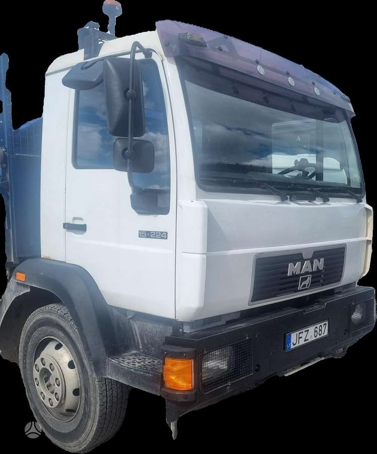 MAN 15.224, dumpers / tippers