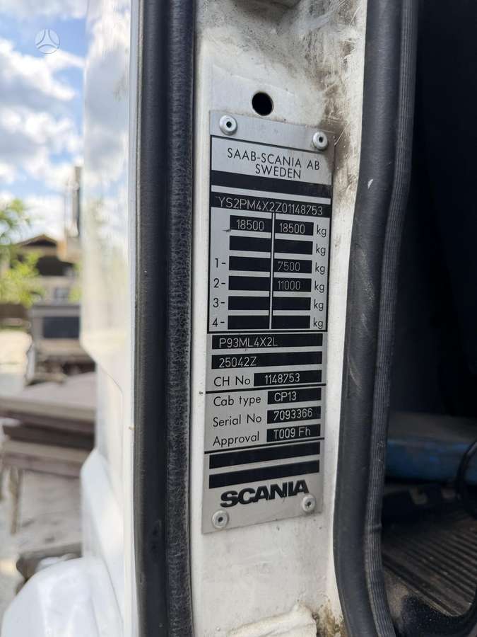 Scania 93 Dino 160 17m, с краном