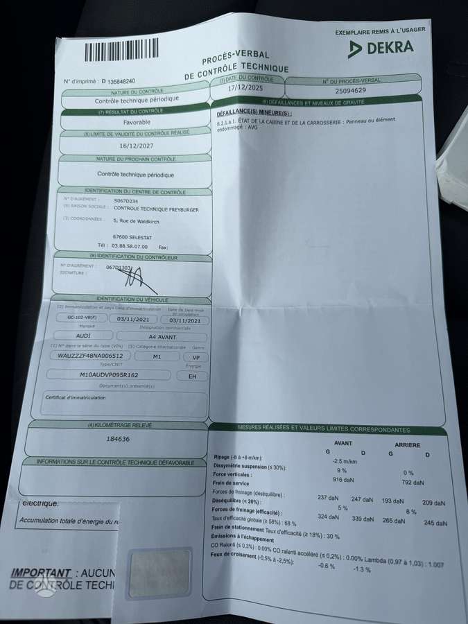 Audi A4, 2.0 l., wagon
