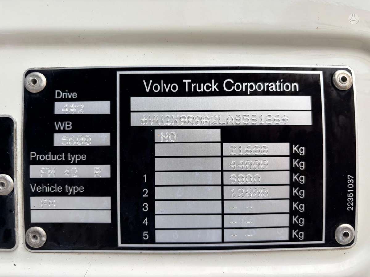 Volvo FM380, refrigerated trucks