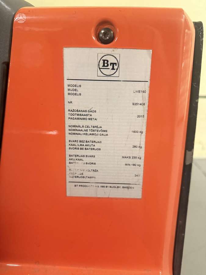 BT LWE160, складская техника