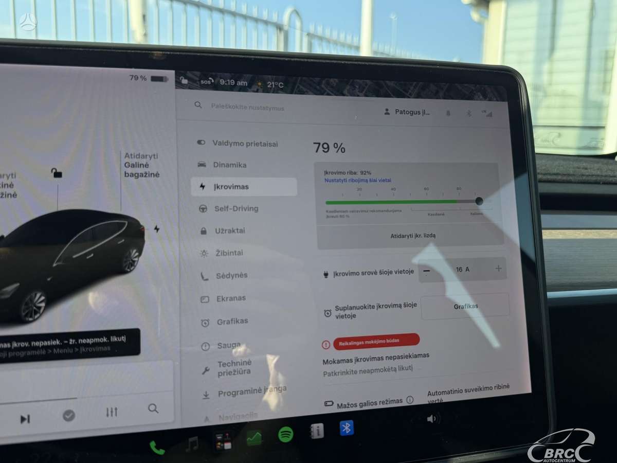 Tesla Model 3, 80 kWh, sedanas