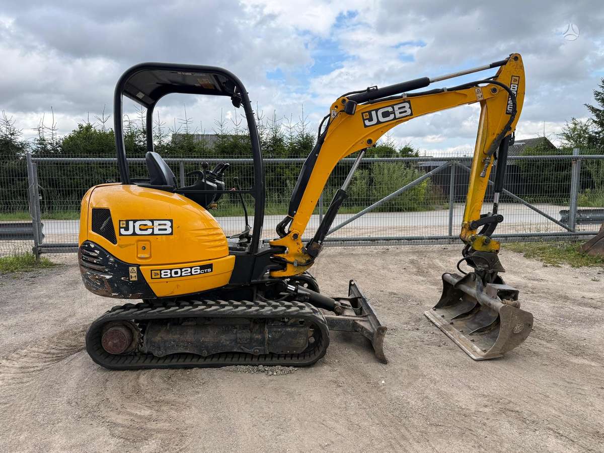 JCB 8026, мини-экскаваторы