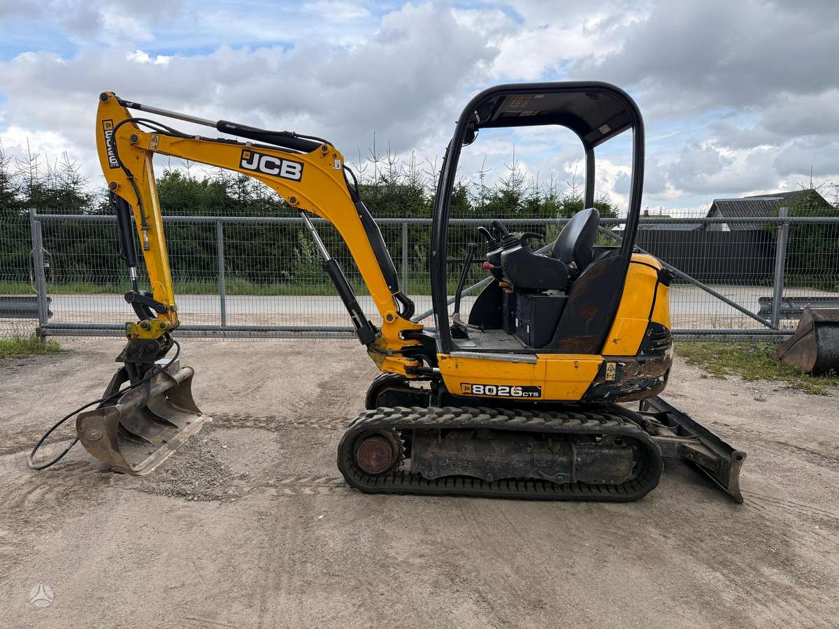 JCB 8026, мини-экскаваторы