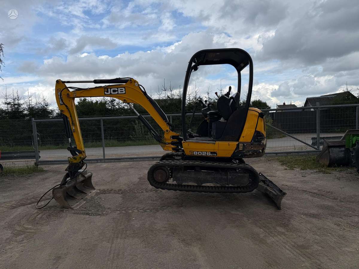 JCB 8026, мини-экскаваторы