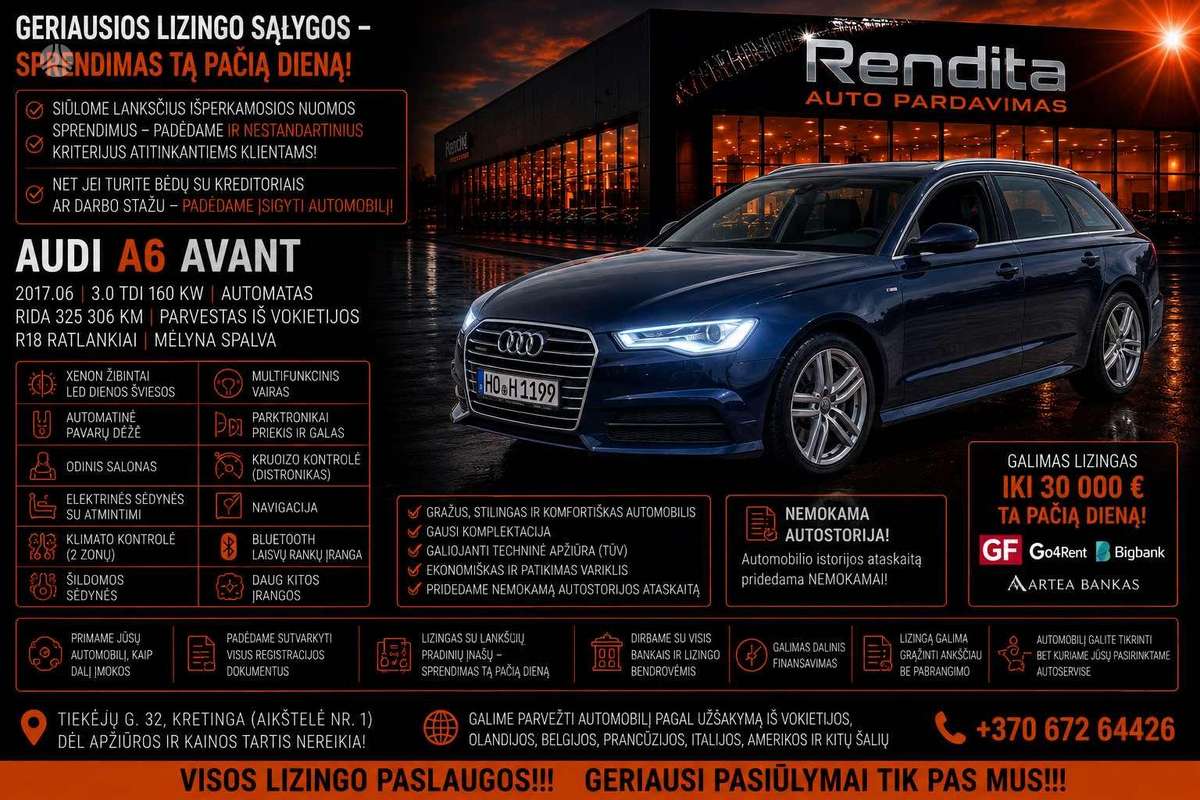 Audi A6, 3.0 l., wagon