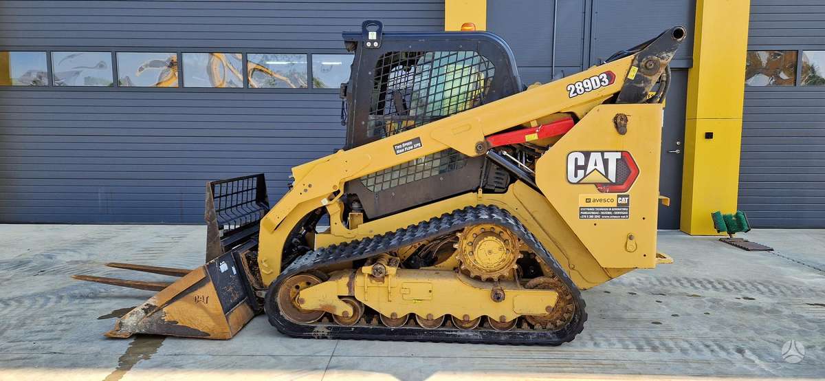 Caterpillar 289D3, mini krautuvai