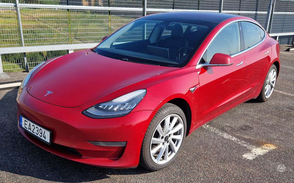Tesla Model 3, 75 kWh, sedanas