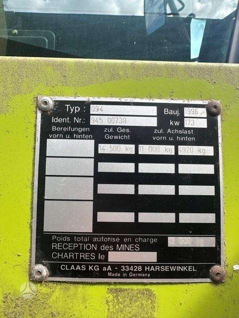 Claas MEGA 208, combine harvesters